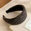 Diadema Ancha con Estampado de Leopardo Retro para Mujer, Moda de Cabeza Alta con Calavera, Accesorio para el Cabello Versátil de Uso Diario de Alta Gama, Ropa Exterior Diaria