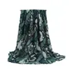 Bufanda Versátil de Algodón y Lino para Mujer con Estampado de Rosas, Shawl de Moda Invernal de Venta Caliente en Aliexpress y Tj Maxx Europeo y Americano