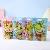 Bolsas de Dibujos Animados de Pie para Snacks, Bolsas Sellables con Cierre Zip para Productos Horneados, Dulces de Leche, Bolsas de Empaque para Pastel de Durazno al por Mayor