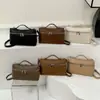 Bolsa de Mão Fashion e Estilosa, Bolsa Lancheira para Mulheres, Nova Versão Coreana 2025, Bolsa Caixa Única, Bolsa de Ombro Versátil e de Alta Qualidade