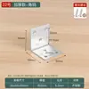 Soporte de Ángulo de Acero Inoxidable Tipo TL Ángulo Recto de 90 Grados Soporte de Estante Triángulo Hierro Soporte Mesa Silla Ferretería Conectores