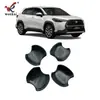 Adecuado para Toyota Corolla Cross Exterior Modificado Tazón de Puerta Anti-Rayaduras Marco Decorativo Especial Cubierta Protectora