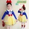 Vestido de Blancanieves para Niñas, Nuevo Conjunto de Primavera y Otoño, Vestido de Cumpleaños para Bebé, Vestido Elegante para Niños, Estilo de Primavera