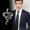 Asas de Anjo Retrô Europeias e Americanas Insígnia Masculina Broche de Terno Fivela de Alfinete Feminina Cobra Personalidade Corsage Medalha Acessórios