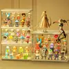 Caja Sorpresa Caja de Almacenamiento para Muñecos Soporte de Exhibición para Peluches Pop Mart Gabinete Acrílico Transparente a Prueba de Polvo para Figuras Lego