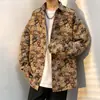 Camisa Gruesa de Moda Estilo Hong Kong para Hombre Otoño e Invierno, Chaqueta Popular, Chaqueta Japonesa Versátil con Estilo