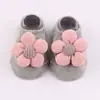 Calcetines para Bebé Antideslizantes para el Piso 0-1 Año Bebé Verano Calcetines Transpirables Recién Nacido Lindos Calcetines de Algodón con Flores Venta al por Mayor