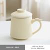 Taza de Cerámica con Tapa Filtro Taza de Oficina con Asa de Dragón Taza de Té de Gran Capacidad Caja de Regalo de Tres Piezas Regalo de Acompañamiento