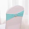 Cubierta Elástica para Silla con Flores en el Respaldo Lazo Decoración para Banquete Cinta de Boda Gratis Cinta para Boda Hotel Cinta para Taburete