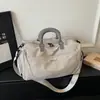 Bolsa de viagem estilosa para viagens curtas para mulheres, grande capacidade, fácil de carregar, bolsa de bagagem leve para viagens de negócios, novo modelo expansível, bolsa para esportes e fitness