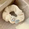 Novo Inverno Yugui Cachorro Pelúcia Argola de Cabelo Intestino Grosso Versátil Super Fofo Acessórios de Cabelo Tiara Feminina Inverno Sanrio Pequeno Tendão de Borracha