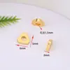 Cor Dourada 18K Preserva Cor Triangulares Irregulares Espaçadores de Prata Contas Soltas Artesanais DIY Pulseira Colar Acessórios para Miçangas