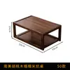 Mesa kang de janela saliente em madeira de nogueira, mesa pequena tatami de madeira maciça para uso doméstico, mesa baixa para sala de estar e quarto, mesa de centro para divisória de sofá