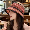 Chapéu de pescador feminino primavera e verão nova chegada feminina renda elegante chapéu de balde japonês simples chapéu protetor solar chapéu de bacia pequena showface