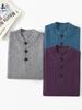 Suéter de cachemira de color puro para hombre con cuello medio alto, punto nido de abeja, top medio abierto, moda masculina, suéter holgado, suéter grueso