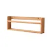 Prateleira de Madeira de Parede Transfronteiriça, Rack Decorativo de Armazenamento de Parede para Sala de Estar, Prateleira para Livros Ilustrados sem Furar, Estante para Livros Infantis