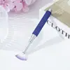 Pincel para Manicura Incrustado con Diamantes Transfronterizo, Nuevo Pincel para Manicura Incrustado con Diamantes en Forma de Abanico, Pincel para Uñas Opcional en 2 Colores