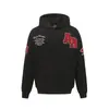 Sudadera con capucha nueva de primavera y otoño para hombre, marca de moda, holgada, casual, chaqueta retro americana, cremallera pesada, sudadera con capucha