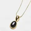 Collar de Ágata con Empalme Irregular Europeo y Americano Lujo Accesible Diseño Simple Colgante Moda para Mujer Elegante con Estilo Cadena para Suéter