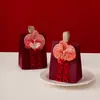 2026 Nuevo Estilo Chino Orquídea Phalaenopsis Caja de Dulces de Mano para Boda Caja de Empaque de Dulces para Boda Caja de Regalo de Recuerdo