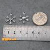 Brincos diy brincos material caseiro com ponto de pendurar broca estrelas floco de neve pingente de liga banhado a ouro acessórios de joalheria
