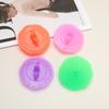 Peine de champú de plástico para el hogar con forma de ciruela, peine unisex para masaje de cabeza, anticaspa y antipicazón.