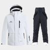 25 Trajes de Esquí Estilo Coreano para Hombres y Mujeres, Cortavientos, Impermeables, Cálidos, Chaquetas de Pareja, Chaquetas y Pantalones de Esquí para Tabla Única y Doble