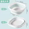 Lavabo Grueso Apilable Dormitorio Estudiantil Tamaño Grande Cubeta de Plástico para el Hogar Portátil para Viajes Juego de Tres Piezas para Lavar los Pies