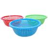 Colador Redondo de Plástico para Lavar Arroz Cesta para Almacenar Fruta Cesta para Escurrir Cesta de Cocina para Lavar Verduras Cesta Doméstica para Lavar Arroz Fabricante Venta al por Mayor