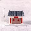 Micro-paisagem Criativa Feliz Ano Novo Fogos de artifício Cupto Lian Nian Casa de Bebê DIY Decorações Acessórios Mini Desktop Pequenos Ornamentos