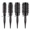 Escova Redonda de Cabelo Cerâmica Platinum Fly, Escova para Secagem e Modelagem, Escova de Ar com Tubo de Alumínio para Dar Volume ao Cabelo