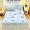 Sombrero de cama de algodón exclusivo transfronterizo de un solo producto, juego de funda de cama de algodón de tres piezas, funda de colchón Simmons todo incluido, venta al por mayor