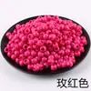Contas Redondas de Furo Grande 10MM Feitas à Mão para Miçangas Infantis Acrílico Contas Soltas Limpadores de Cachimbo Coloridos DIY Contas para Montagem