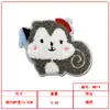 Pegatinas de Tela Bordadas de Animales Lindos de Dibujos Animados Etiquetas Bordadas para Computadora Parches Decorativos DIY para Ropa y Sombreros