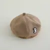 Chapéu Estilo Coreano Doce para Bebê Menina Transfronteiriço Outdoor Moda Loli Princesa Chapéu Primavera & Outono Veludo Beret Infantil