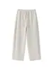 Pantalones Jogger de Pierna Recta para Mujer, Nuevo Estilo Invierno 2025, Forrados de Polar, Engrosados, Corte Holgado, Pantalones Deportivos Casuales Versátiles con Cordón