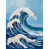 Kit de Material DIY para Pintura com Pérolas, Pintura Decorativa para Hall de Entrada, Estudo e Sala de Estar, Criativo Feito à Mão com Toque de Luxo