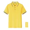 Ropa de fábrica de verano haz pedido ropa de trabajo camiseta herramientas haz manga corta secado rápido cuello de solapa polo ropa de trabajo impresión LOGOTIPO