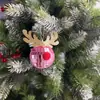 Chenlin Transfronterizo Nuevo Fiesta Navideña Fiesta de Fin de Año Espejo de Discoteca Cuerno de Reno Bola de Navidad Colgante Decoración de Árbol de Navidad