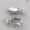 Hebilla de lingote para collar de perlas, tulipán, accesorios de bricolaje, hebilla de conexión de bobina hecha a mano, barra de inserción de pulsera, hebilla de prensa