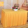 Juego de Falda de Mesa como Mantel para Reuniones Mesa Fría de Catering Escritorio de Registro Cubierta de Mesa para Actividad de Exposición Cubierta de Mesa Rectangular Roja