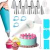 Boquilla para decorar pasteles de 40 piezas transfronteriza, bolsa de decoración, herramienta para decorar pasteles, máquina de ordeño, traje para hornear
