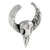 Expansor de Orelha Novo Produto Transfronteiriço Prata Retrô Cabeça de Pássaro em Forma de U Piercing Punk Personalizado Peça Única Joia de Expansão de Orelha de Cobre 8-25mm