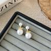 Pendientes de aguja de plata S925 para mujer, de moda, elegantes, de estilo coreano, versátiles, de alta calidad, con diseño de nicho, pendientes geométricos.