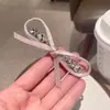 Pinza de Pato con Lazo de Pedrería de Gama Alta para el Lado del Cabello, Pinza Coreana para Flequillo de Moda, Pasador Nuevo
