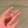 Pulsera ajustable de circonita de amor para mujer, pulsera de diseño de moda personalizado exquisito de nicho de lujo ligero para niñas, novias de niñas