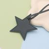 Llavero con colgante de estrella de cinco puntas de alta calidad de cuero de doble capa de doble cara en 13 colores en stock, accesorios para bolsos, venta al por mayor