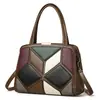 Bolsas Femininas Transfronteiriças 2026 Nova Moda Comércio Exterior Bolsas Grandes Bolsa Tote Patchwork Versátil Grande Capacidade Bolsa de Mão para o Dia a Dia