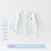 Chaqueta Ligera para Bebé, Cárdigan de Algodón para Bebé de Verano, Camiseta para Bebé con Aire Acondicionado para Recién Nacido, Ropa Interior Sin Costuras para Bebé