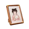 Moldura de Foto Anime Retrô Estilo Chinês Suporte de Exibição de Plástico Moldura Vazia 6/7/8/ 10 Polegadas Moldura Decorativa Periférica Bidimensional